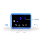 Bellababy Electric Breast Pump Portable, Double Breast Pump 4 Modes & 9 Levels Efficient Suction, Touch Control LED Timer Display Rechargeable, Comes with 21mm, 24mm, 27mm Flanges and Milk storage Bags